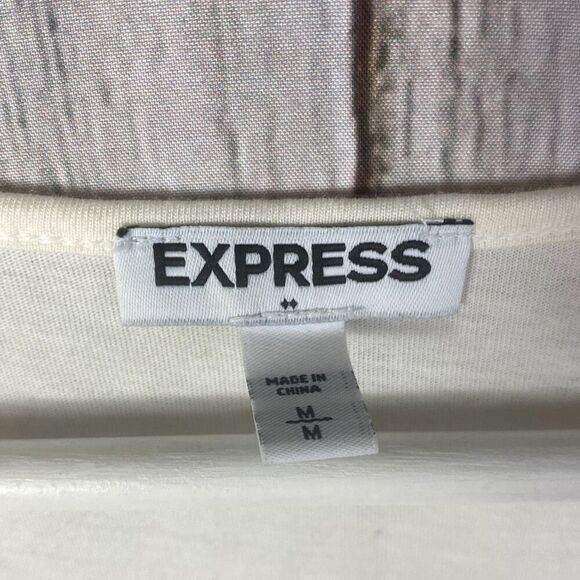 Express Ivory Sequin Tank Top Size Medium NWOT - Picture 4 of 14